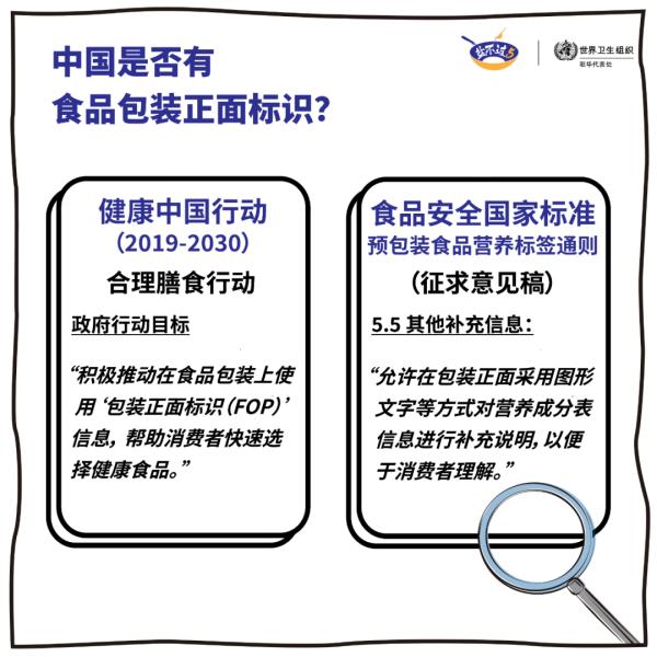 食品包装正面标识 | 只需一眼，盐油糖含量轻松掌握